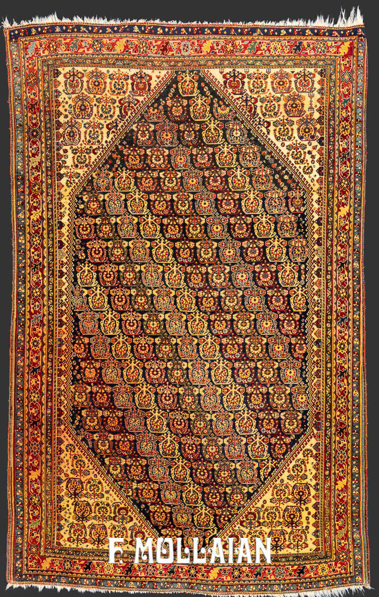 Moharramat Design hand knotted Kashkuli Antique Rug n°:928751